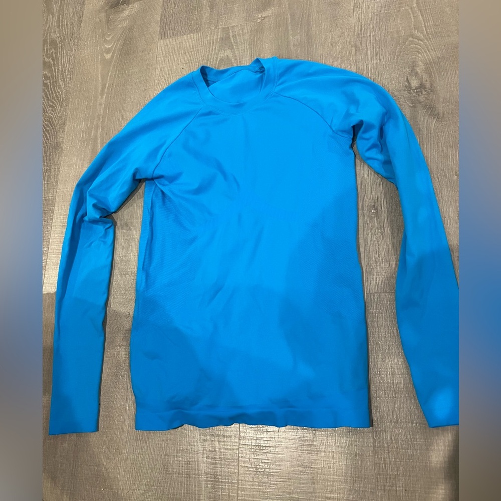 Sweaty betty long sleeve in tidal blue